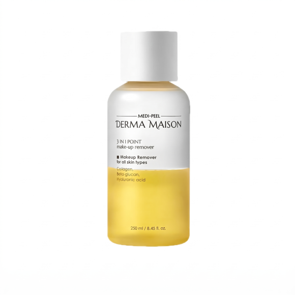 Средство 3 в&nbsp;1 для&nbsp;снятия макияжа MEDIPEEL⁺ Derma Maison 3 in&nbsp;1 Point Makeup Remover (250мл) | Ecoplace