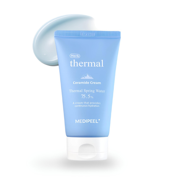 Восстанавливающий крем с&nbsp;термальной водой MEDIPEEL⁺ Herb Thermal Ceramide Cream (120мл) | Ecoplace