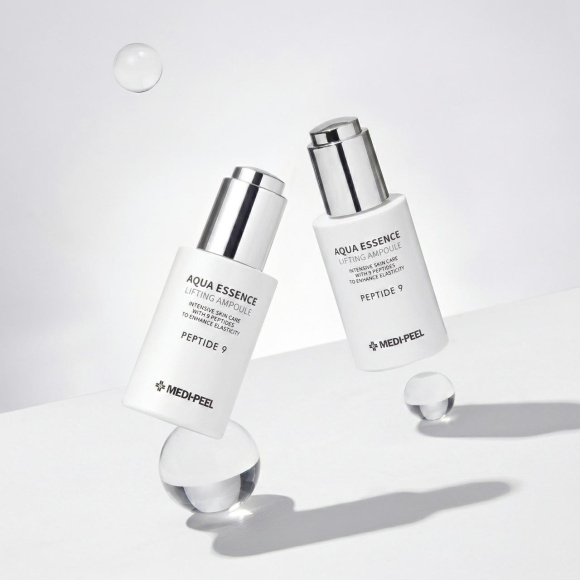 Омолаживающая сыворотка с&nbsp;пептидами MEDIPEEL⁺ Peptide 9 Aqua Essence Lifting Ampoule (50мл) | Ecoplace