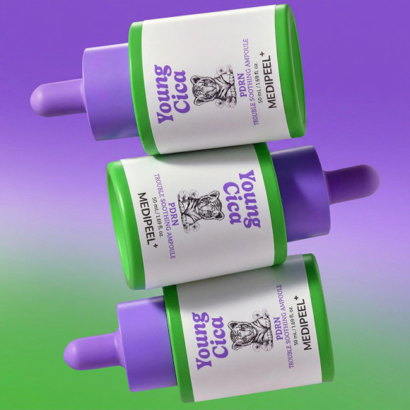 Сыворотка для&nbsp;чувствительной кожи MEDIPEEL⁺ Young Cica PDRN Trouble Soothing Ampoule (50мл) | Ecoplace