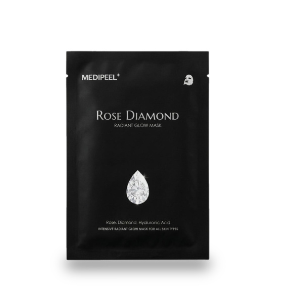 Маска для&nbsp;сияния кожи с&nbsp;бриллиантовой крошкой MEDIPEEL⁺ Rose Diamond Radiant Glow Mask (25мл) | Ecoplace
